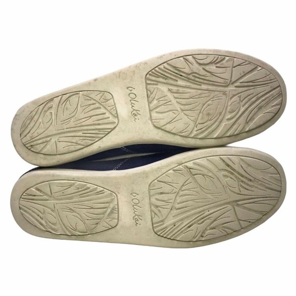 Olukai Helbuna Distressed Blue Canvas Loafers 9 - Picture 8 of 8